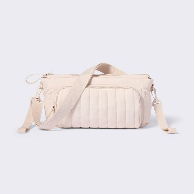 Stroller Organizer with Strap Solid Shoulder Diaper Bag - Tan - Cloud Island™ | Target