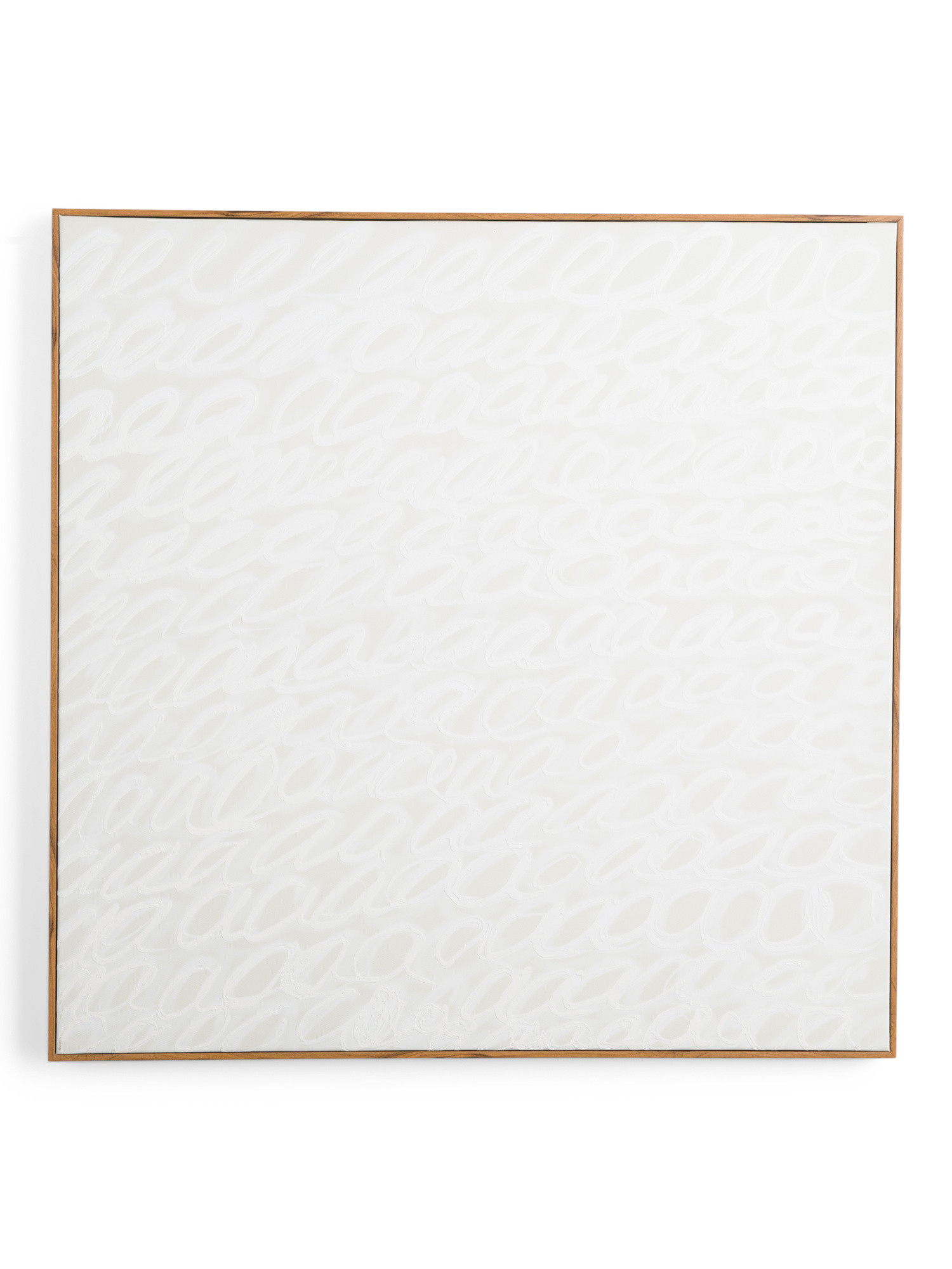30x30 Loop Language Cream Wall Art | TJ Maxx
