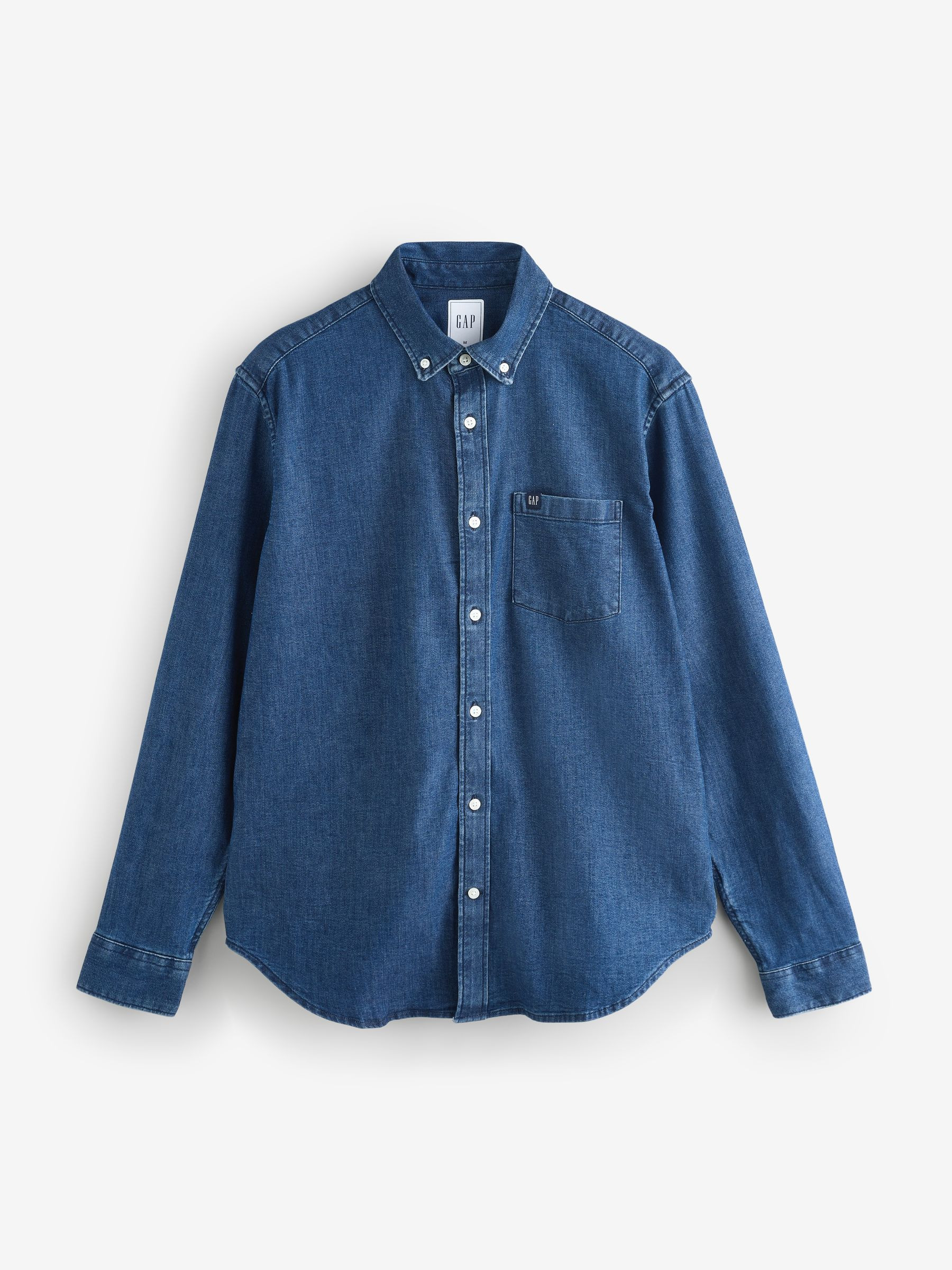 Dark Wash Denim Pocket Shirt | Gap | GAP UK