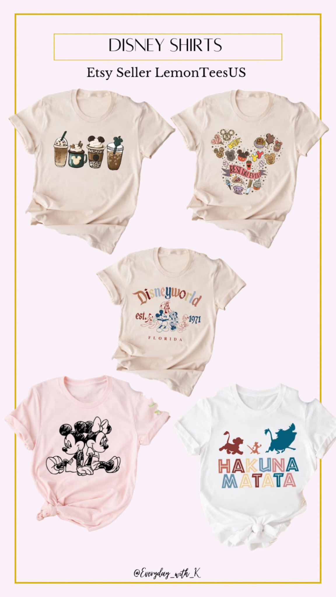 Disney World Shirts