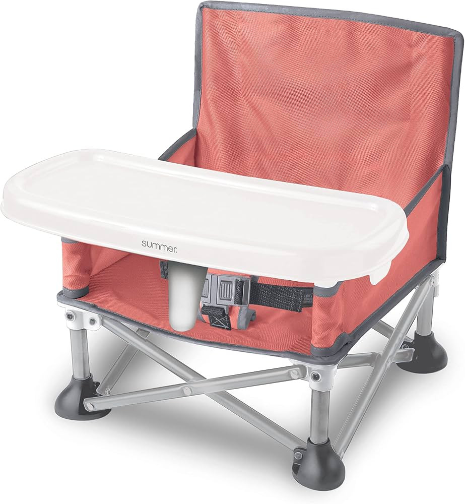 Summer by Bright Starts Pop 'N Sit Portable Booster Chair, Floor Seat, Indoor/Outdoor Use, Compac... | Amazon (US)