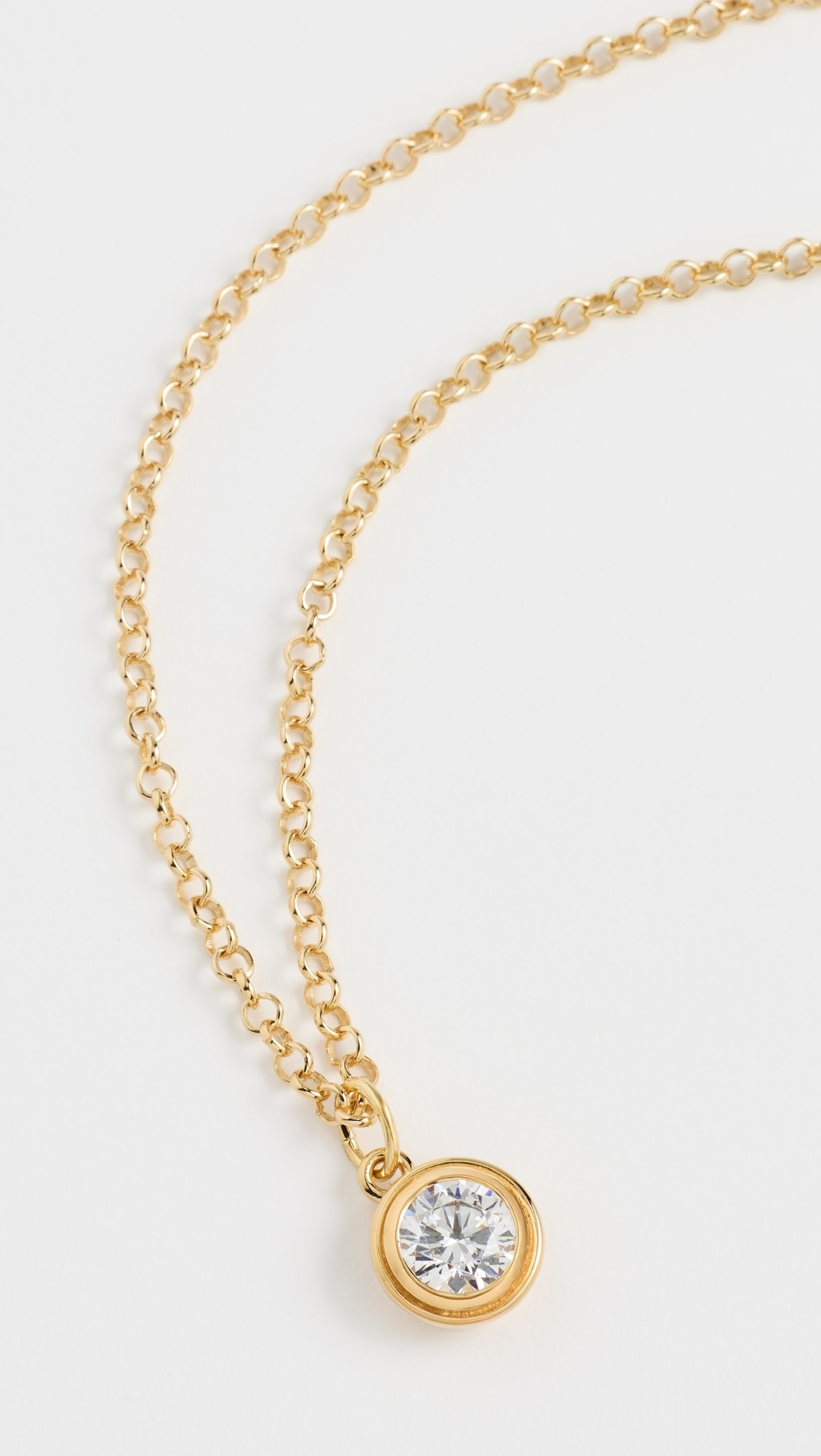 Bezel Mini Belcher Chain Necklace | Shopbop