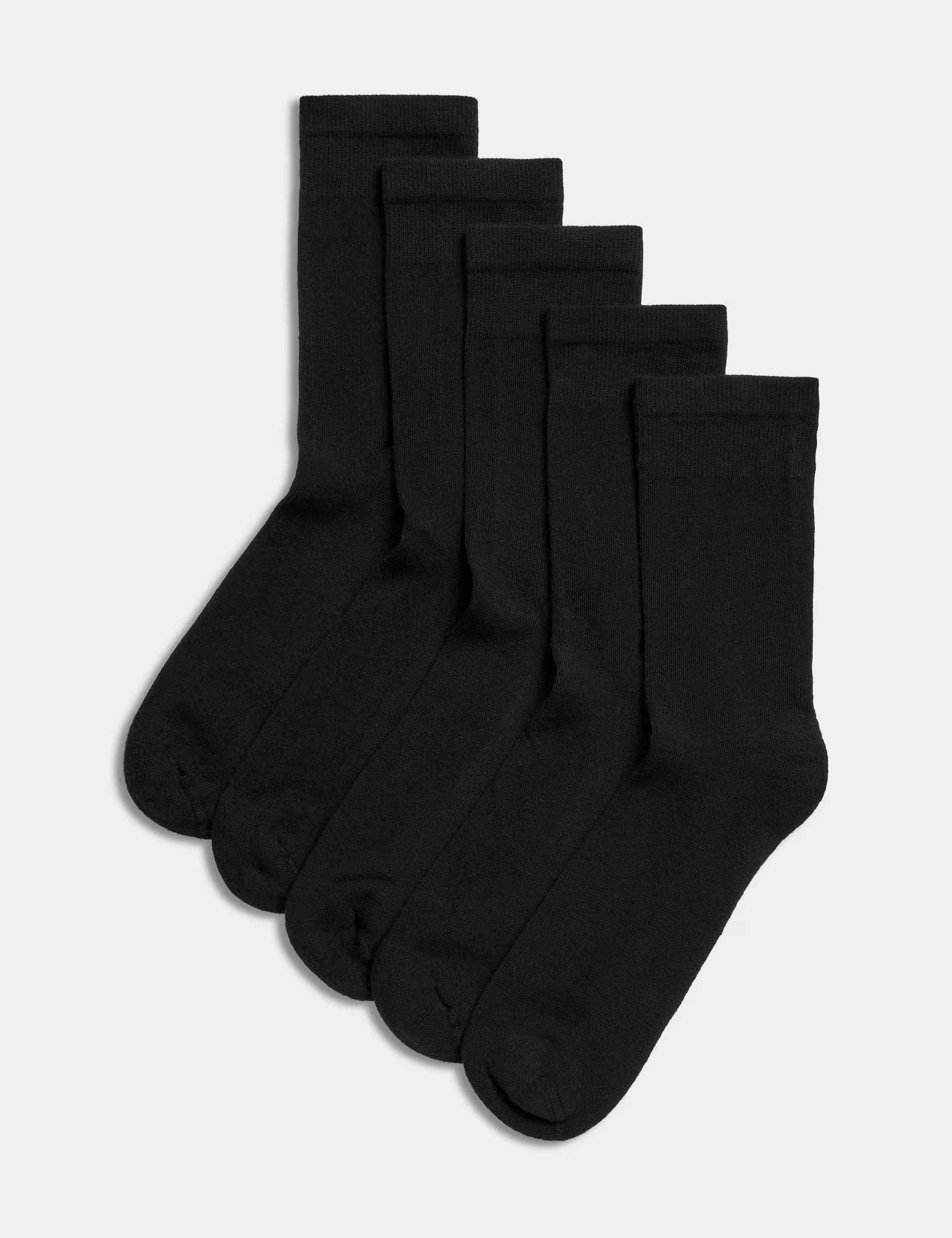 5pk Cotton Rich Ultimate Comfort Ankle High Socks | Marks & Spencer (UK)
