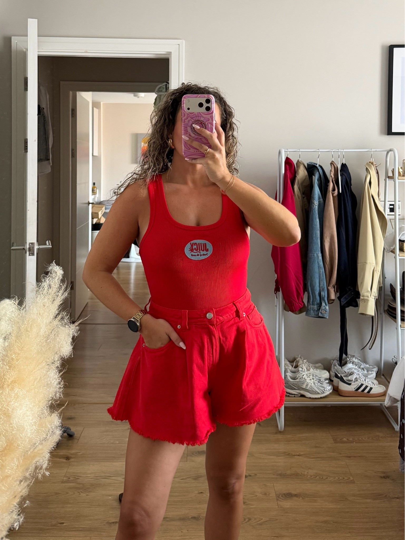 Today’s OOTD ❤️

Shorts - size 10
Top - small

Denim shorts, red outfit, summer outfit, heatwave outfit

#LTKsummer #LTKjeans #LTKstyletip