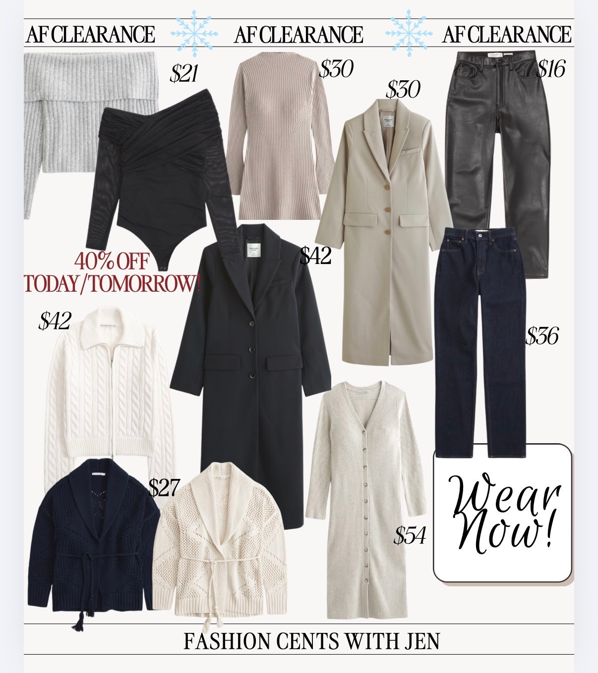 Abercrombie clearance for winter 