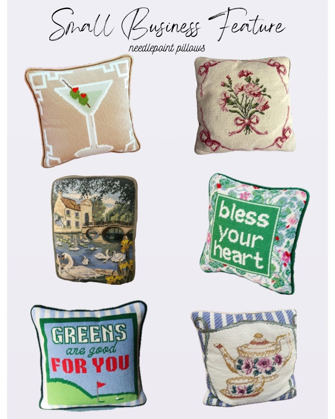 Shop small this Black Friday! Needlepoint pillows 🤩

#LTKFindsUnder100 #LTKSaleAlert