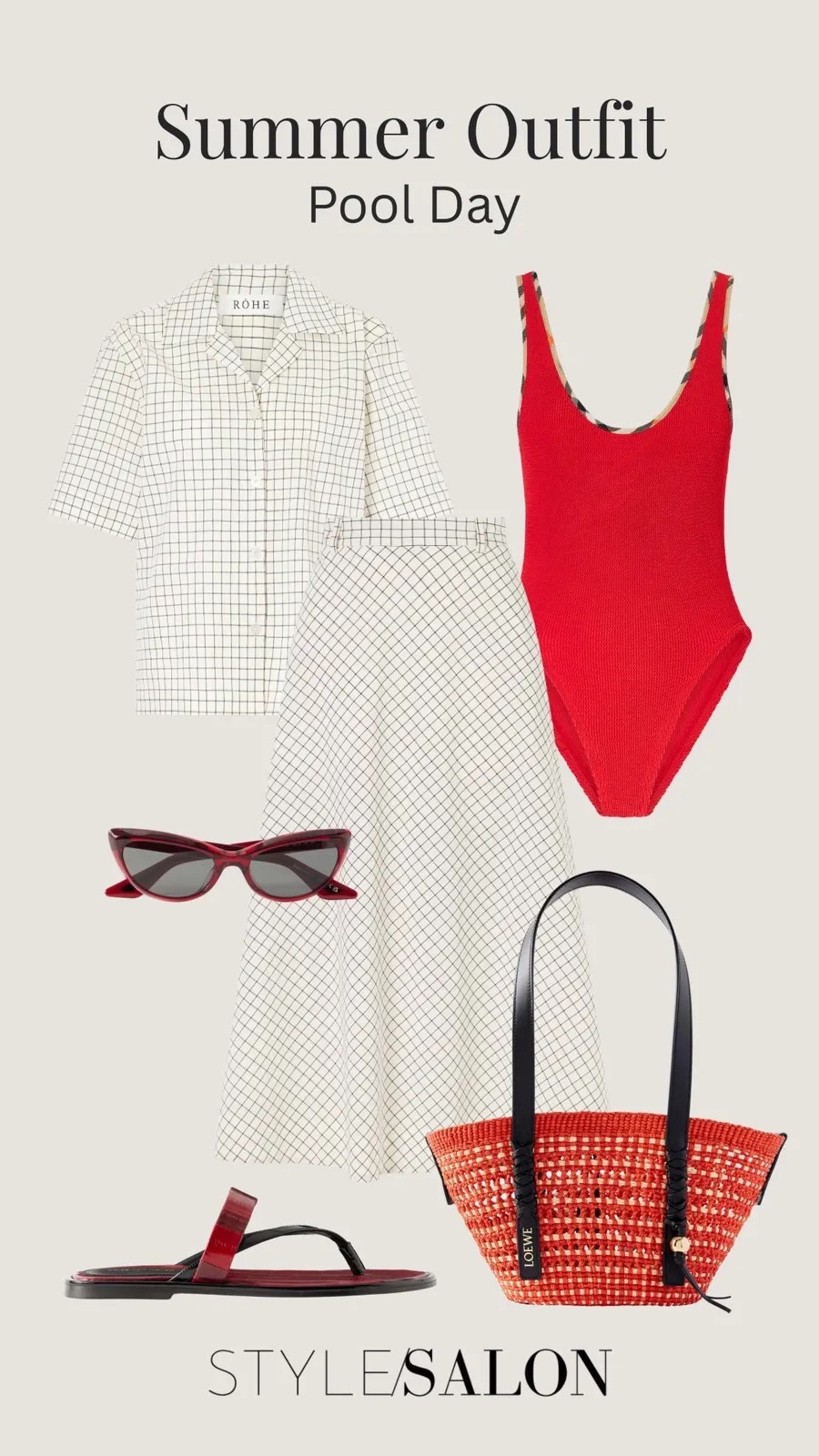 Summer pool outfit