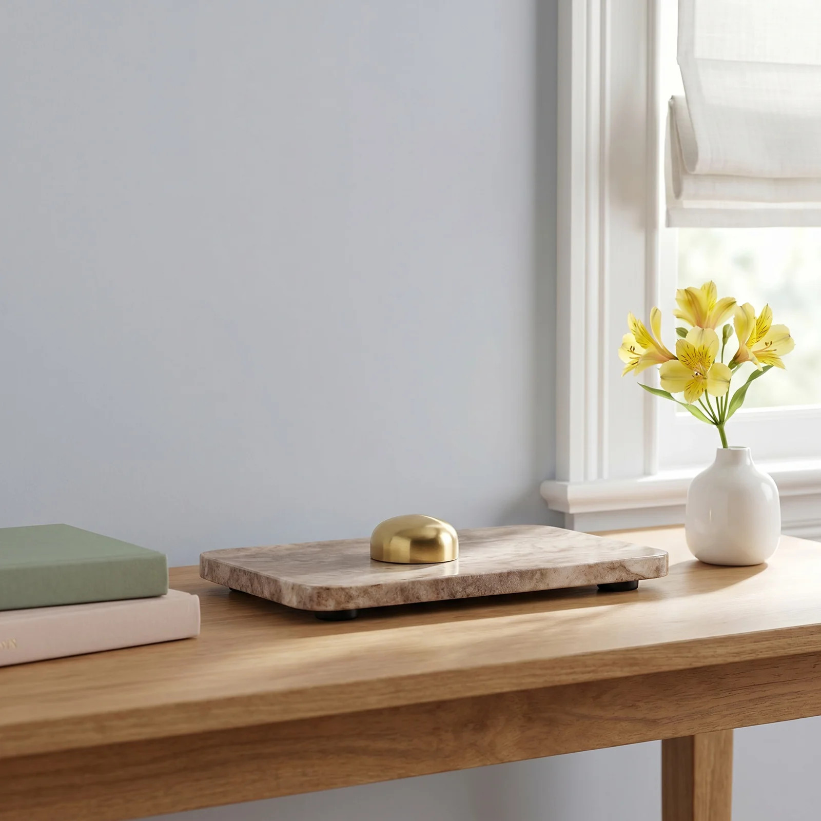 Tellis Genuine Marble Decorative Tray | Birch Lane