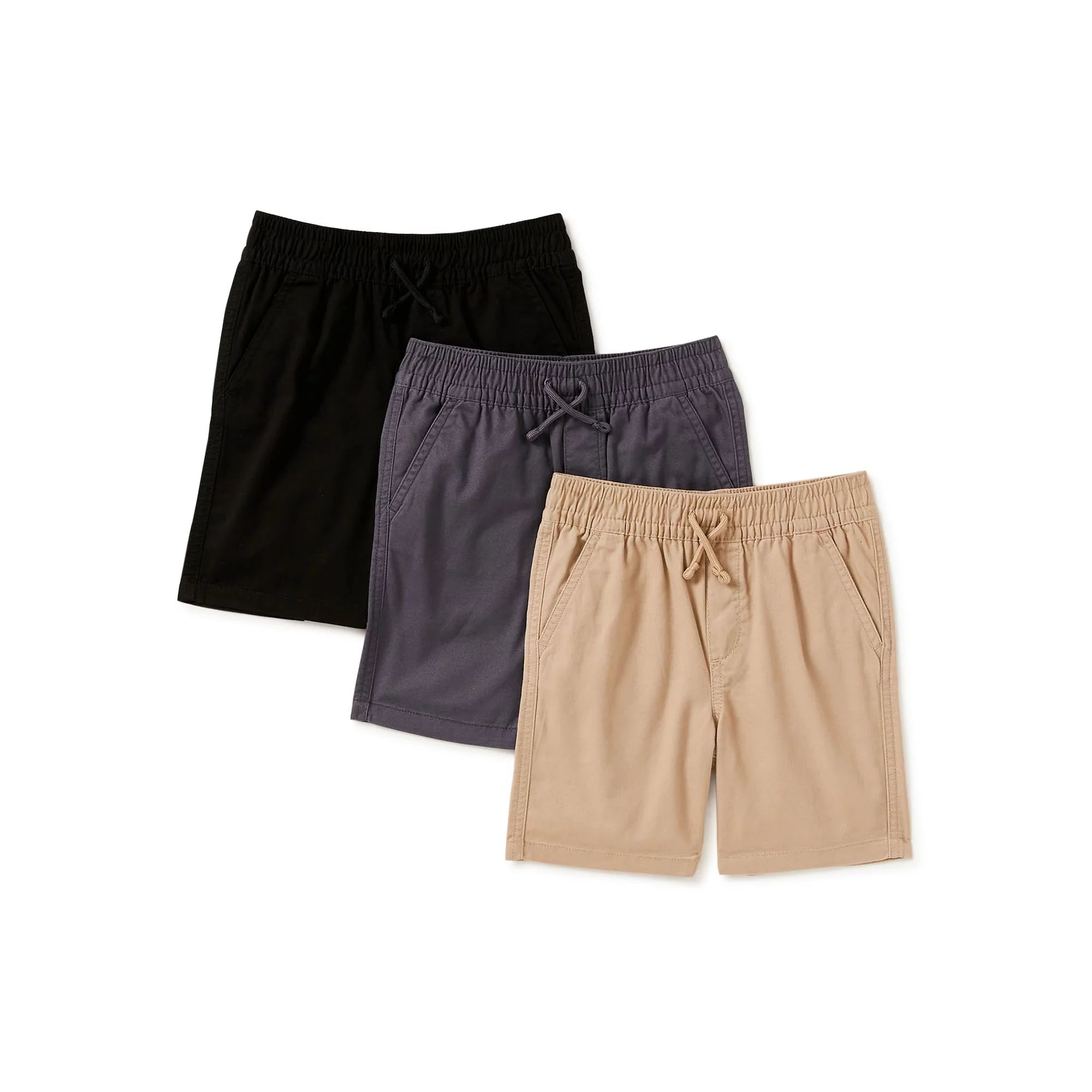 Garanimals Baby Boy & Toddler Boy Twill Shorts, 3-Pack (12M-5T) | Walmart (US)