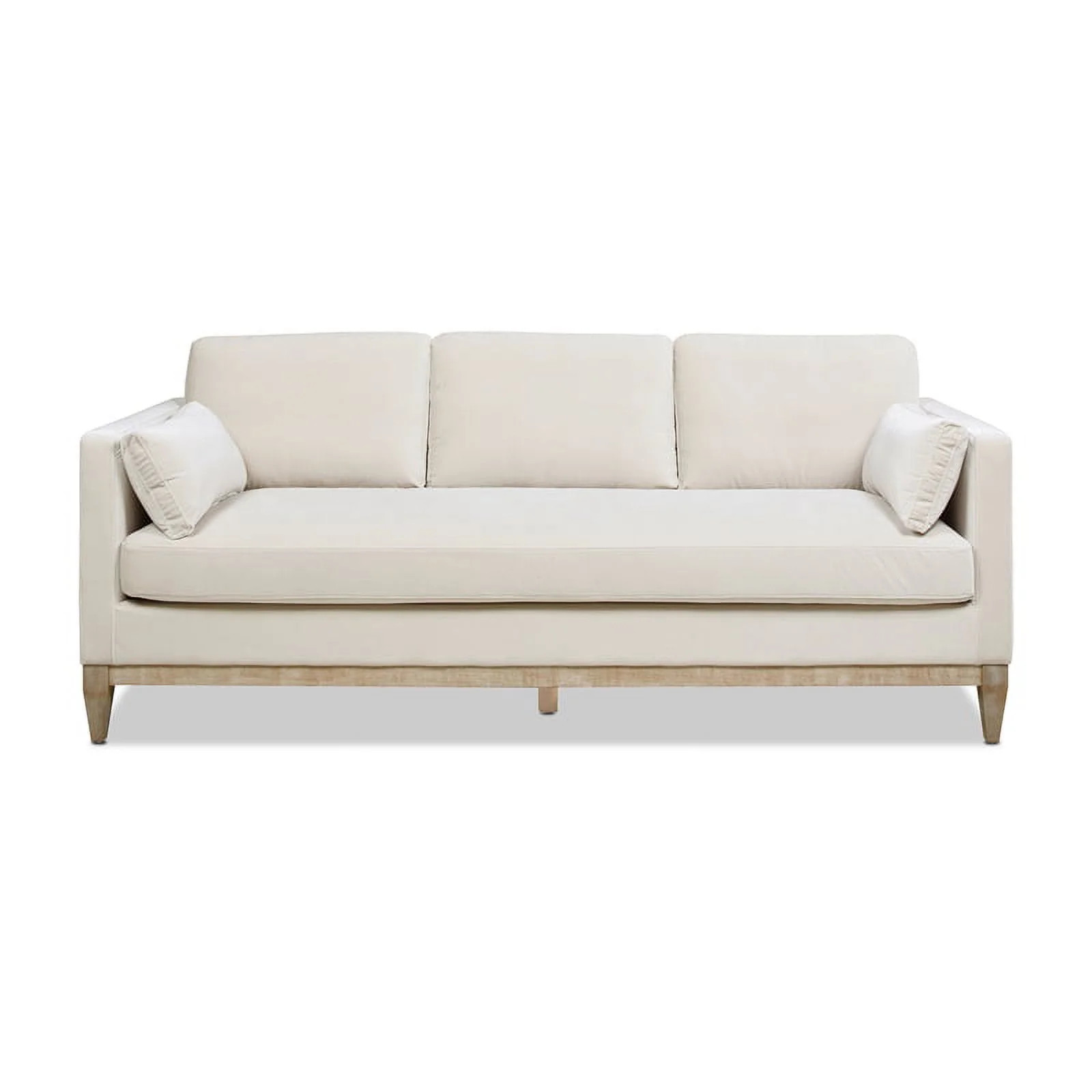 Jennifer Taylor Home Knox 84" Modern Farmhouse Performance Velvet Living Room Sofa Couch in Frenc... | Walmart (US)
