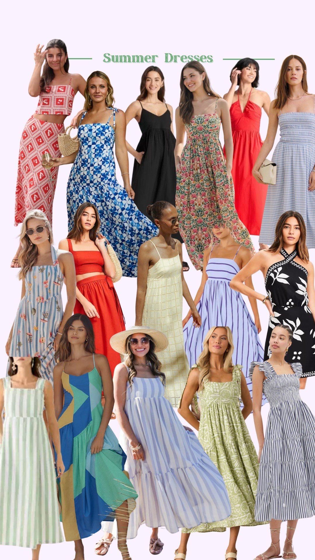 Summer Dresses 

#LTKMidsize #LTKFindsUnder100 #LTKTravel