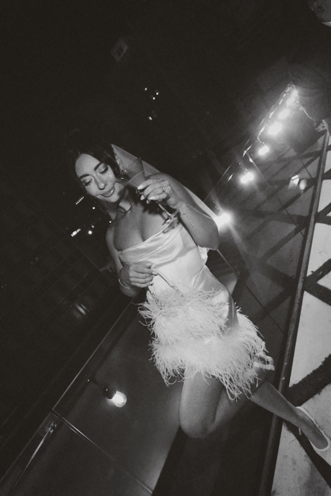 Feather bridal mini I wore for my Bach! 

#LTKWedding #LTKStyleTip