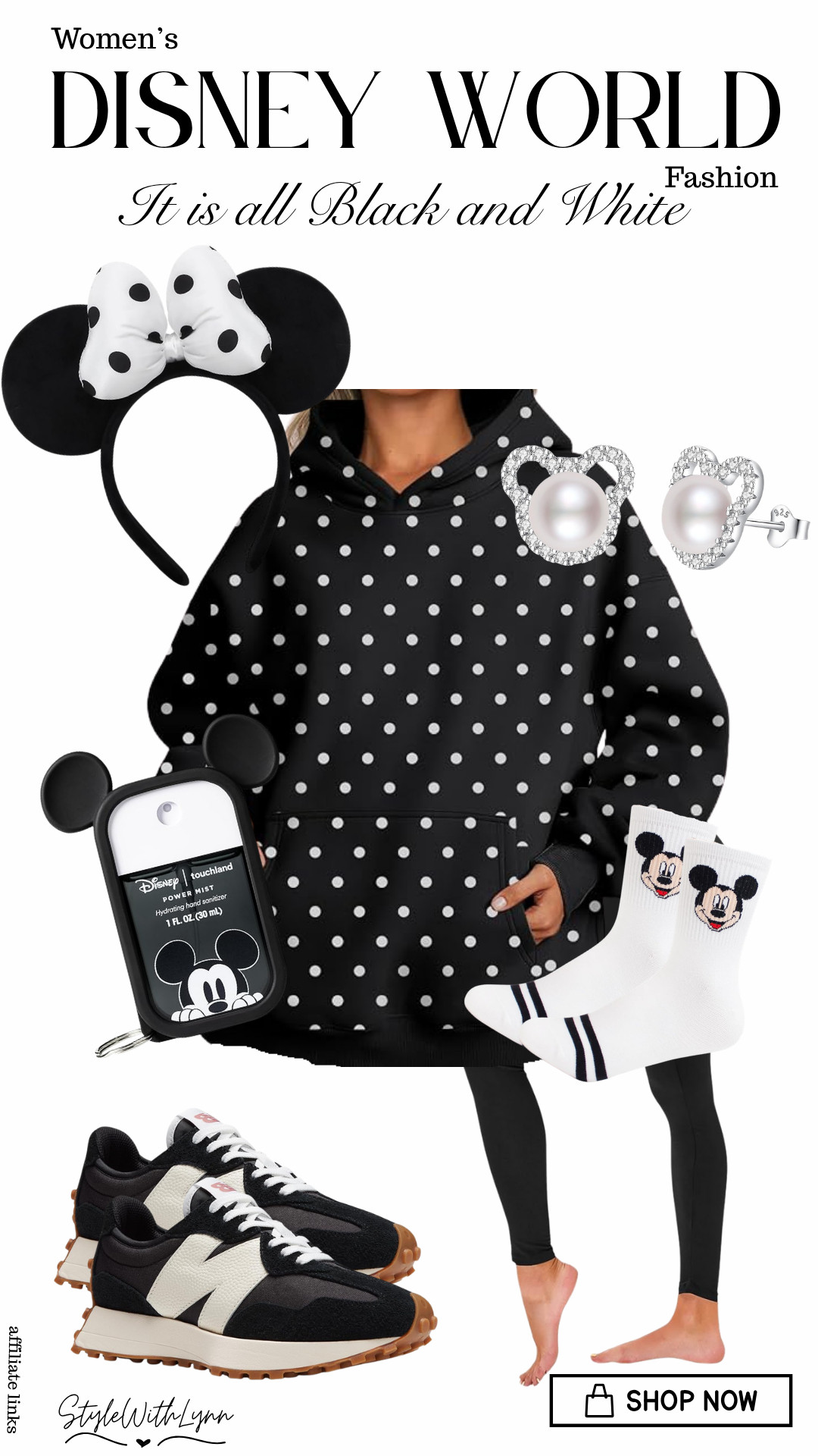 Give me all the polka-dots! This cute and comfy outfit is a perfect outfit for late fall and winter at Disney World.  

 #LTKootd #LTKmomlife #LTKTravel