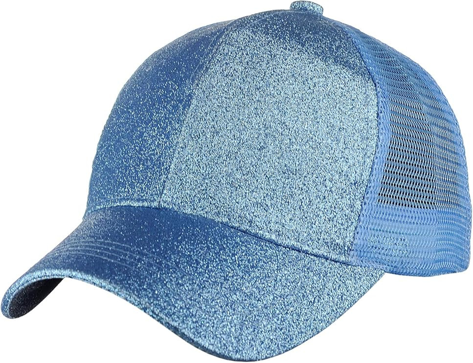 C.C Ponytail Messy Buns Trucker Ponycaps Plain Baseball Visor Cap Dad Hat | Amazon (US)