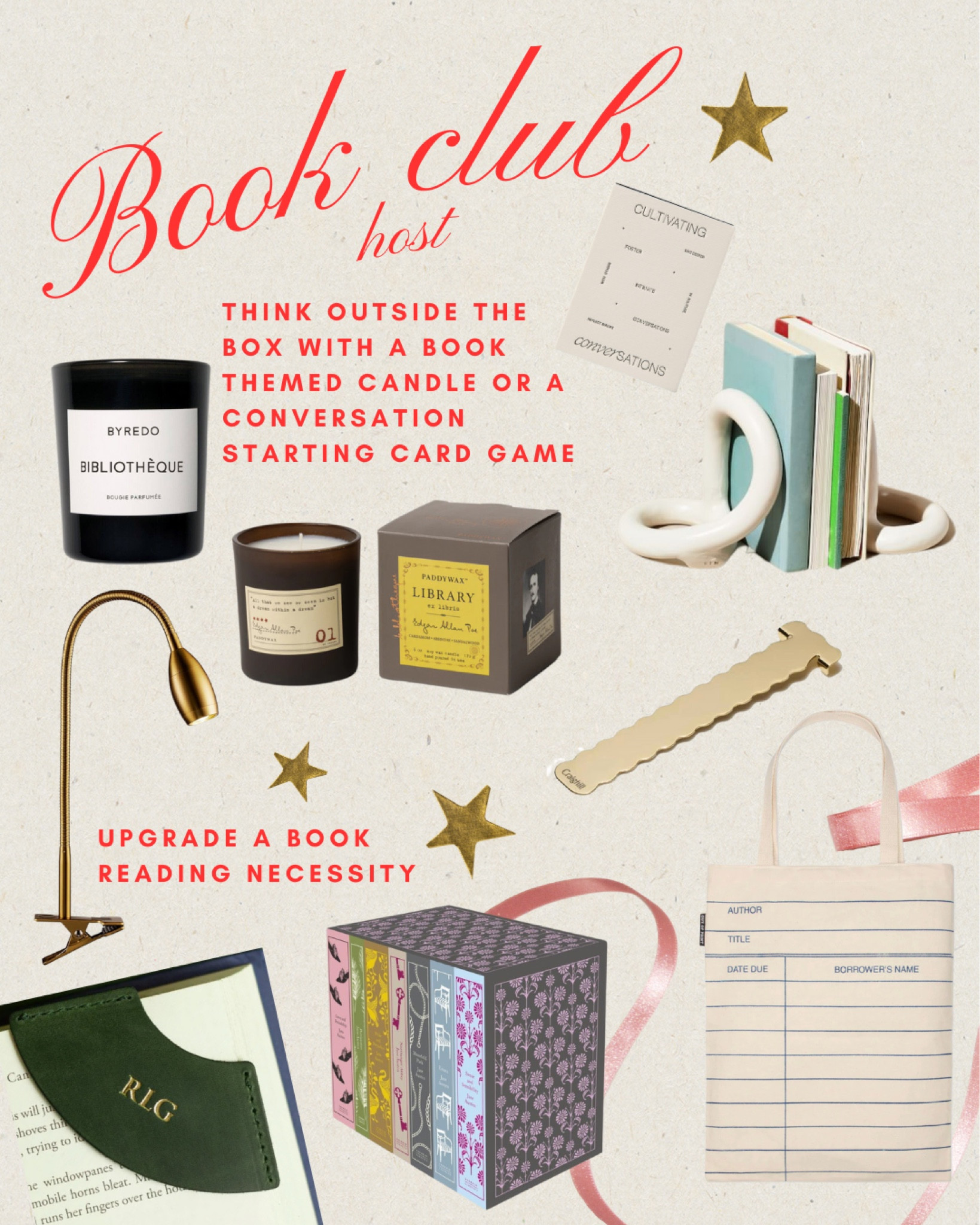 Something for the gal who always gets book club together! 

#LTKHoliday #LTKSeasonal #LTKGiftGuide