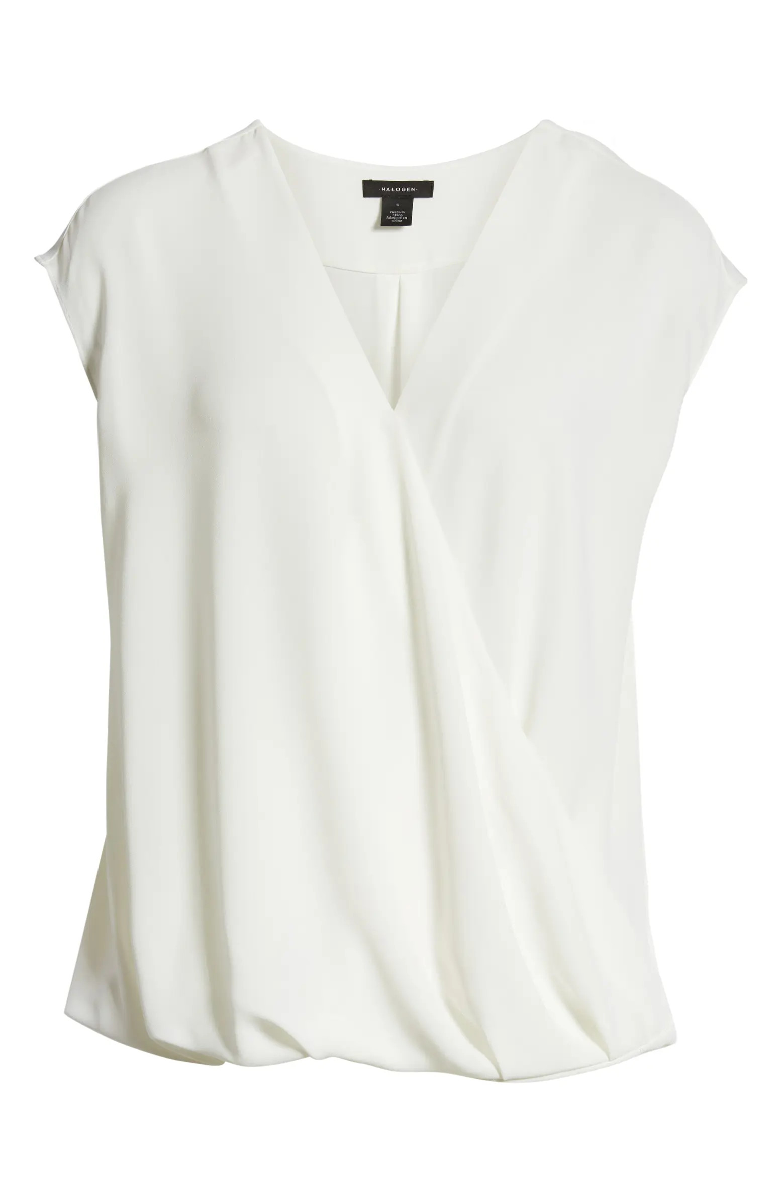Halogen® Surplice Blouson Top | Nordstrom | Nordstrom