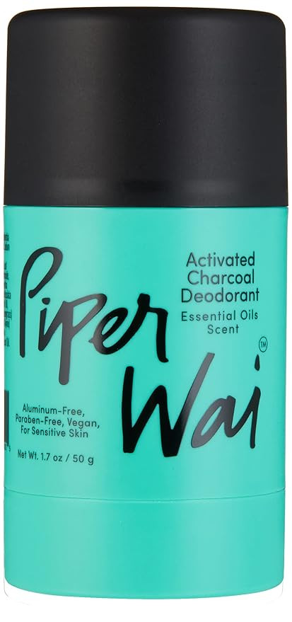 PiperWai Natural Deodorant w/Activated Charcoal | 24-Hour Sweat Protection, Vegan, Aluminum Free ... | Amazon (US)