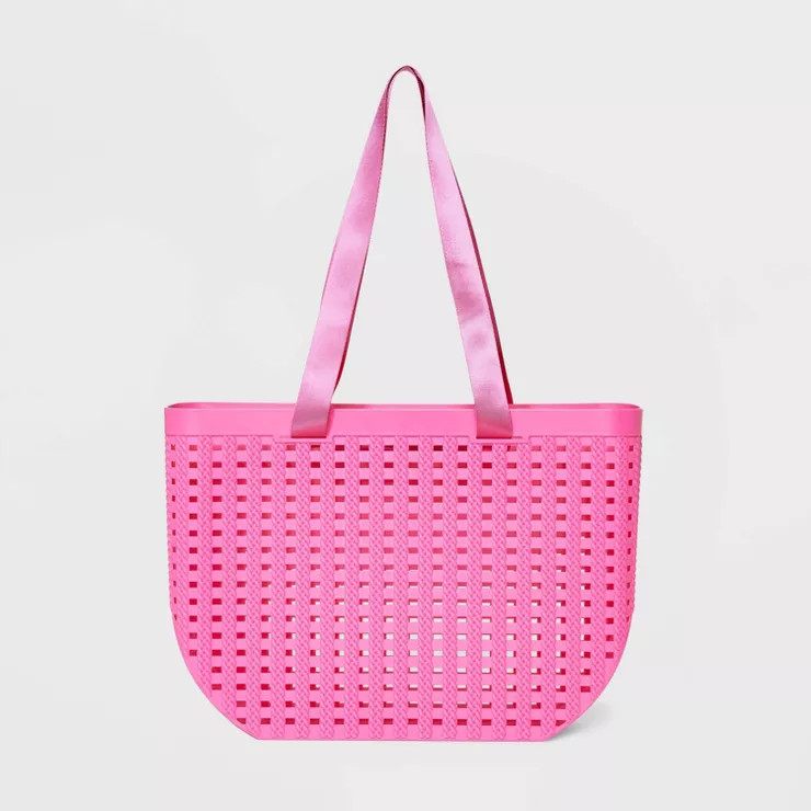 Basket Weave Woven Tote Handbag - Shade & Shore™ | Target
