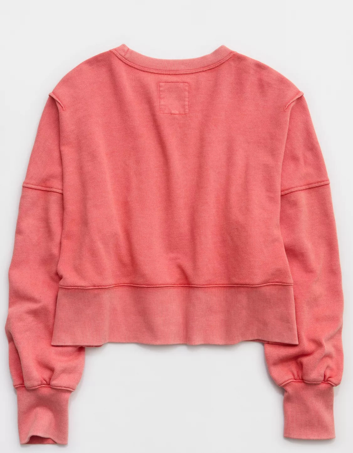 Aerie Classic Crew Textured Sweatshirt | Aerie