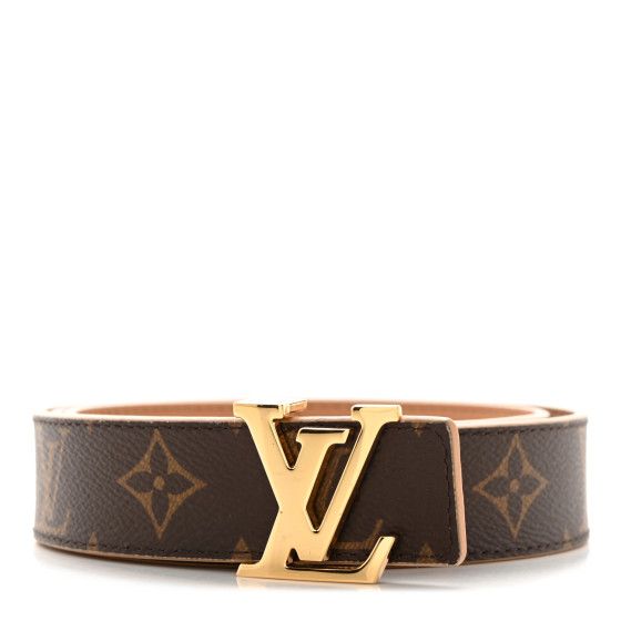 Monogram Calfskin 30mm LV Initiales Reversible Belt 80 32 Arizona | FASHIONPHILE (US)