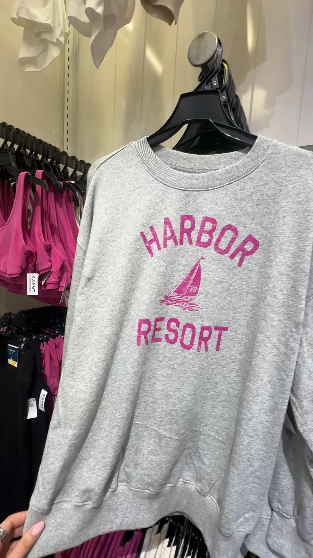 Grey sweatshirt from Old Navyy

#LTKootd #LTKU #LTKOver40