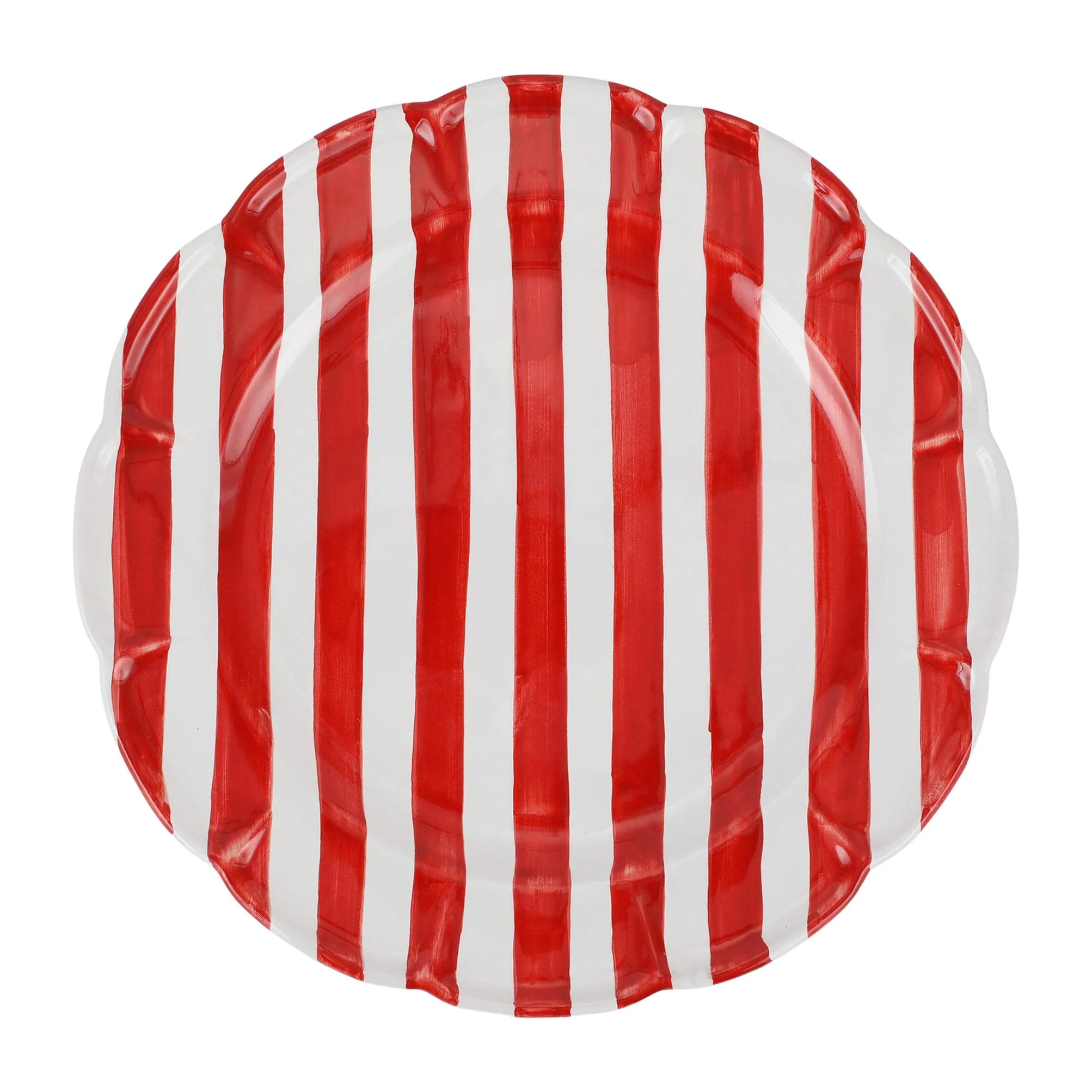 Amalfitana Stripe Salad Plate | VIETRI