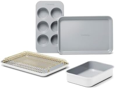 Caraway Mini Bakeware Set – Naturally Non-Stick, Non-Toxic Ceramic Coating – Compact Baking P... | Amazon (US)