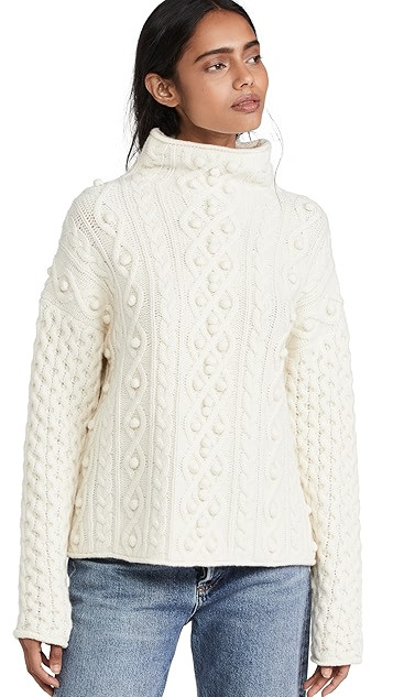 Mixed Cable Pullover Sweater | Shopbop