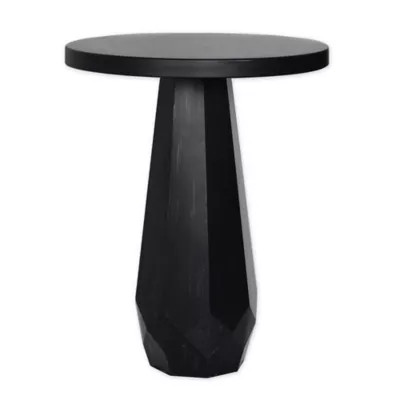 O&O by Olivia & Oliver™ Round Metal Pedestal Table in Black | Bed Bath & Beyond | Bed Bath & Beyond