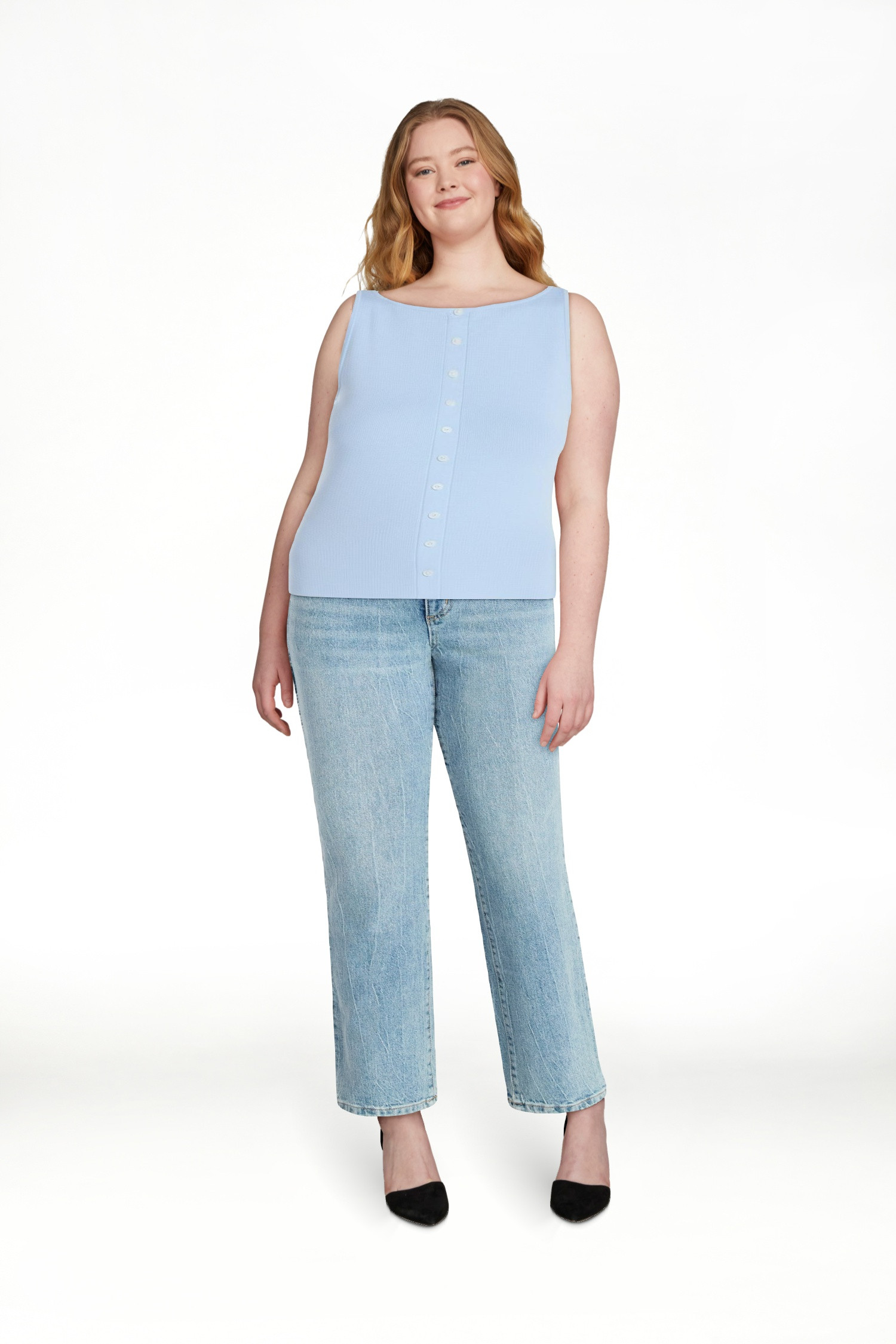Scoop Women's Sleeveless Button Front Cardigan Sweater, Lightweight, Sizes XS-XXL | Walmart (US)