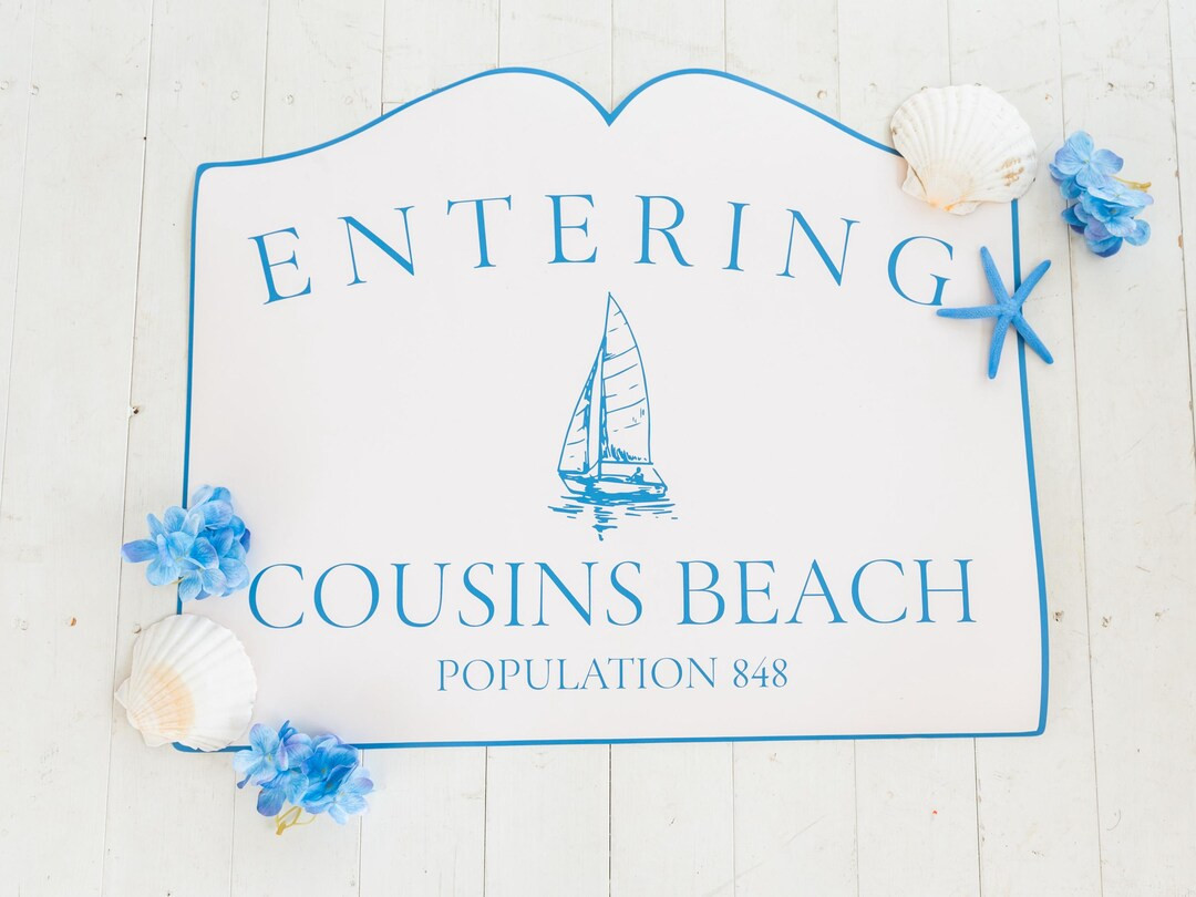 The Summer Beach Printable Sign Girl's Birthday Party Decoration - Etsy | Etsy (US)