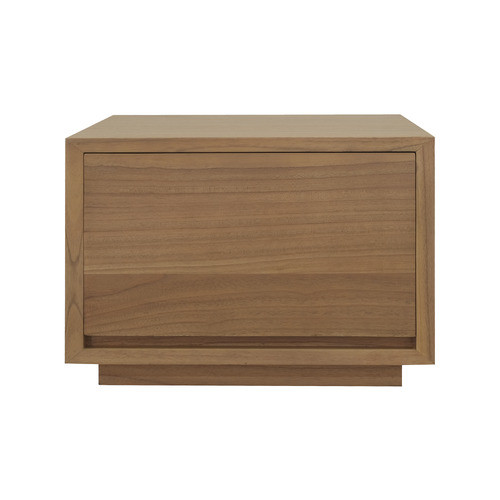 Elylis 1 Drawer Cedar Wood Bedside Table | Temple & Webster | Temple & Webster AU