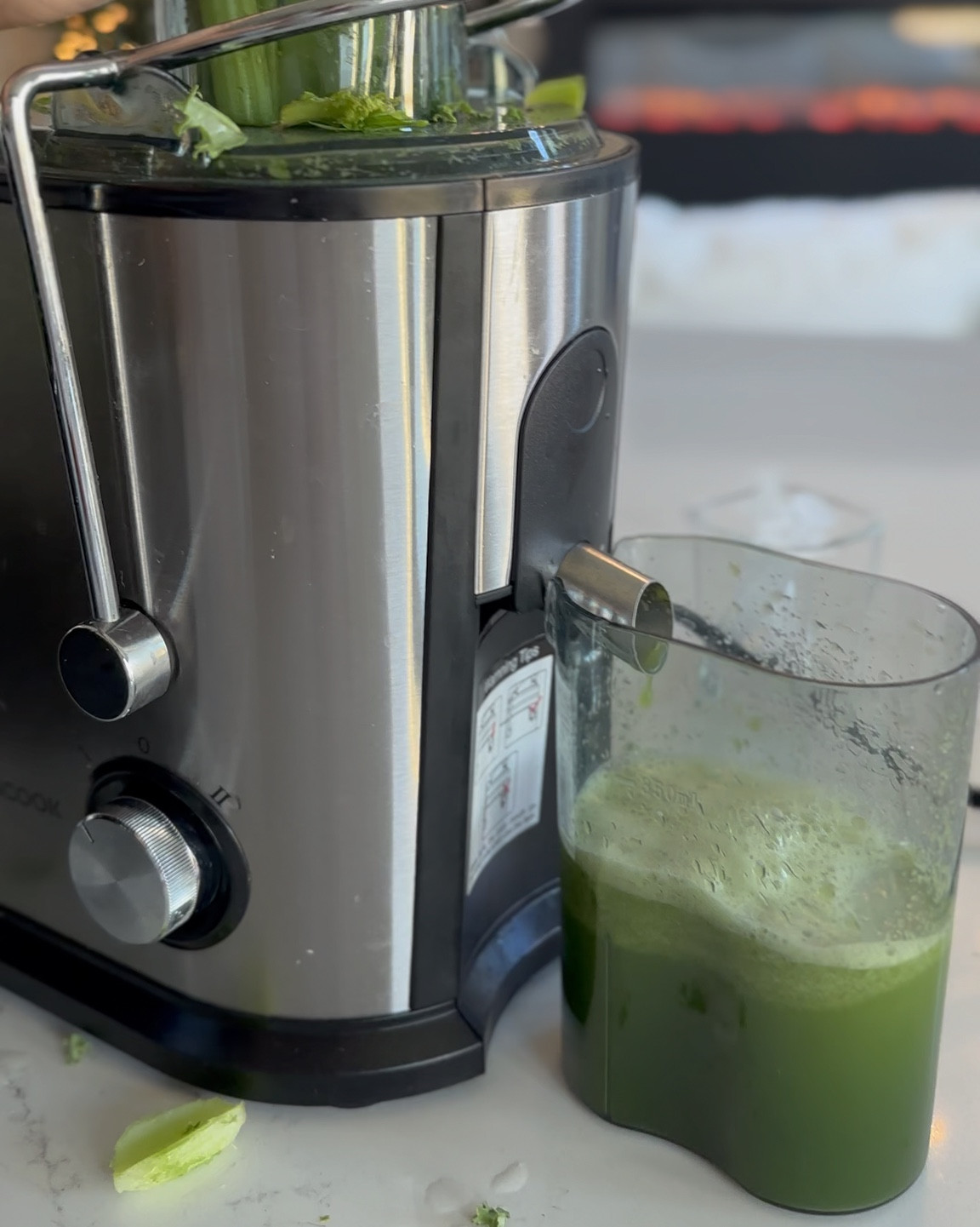 Detoxing After Thanksgiving > 
Using the perfect Juicer from @target makes juicing so easy 🥬 🍎 🫚 