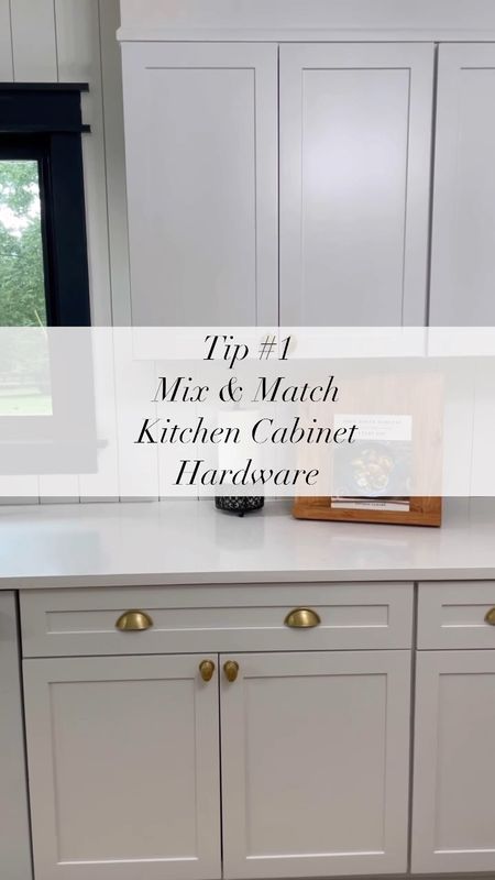 Make your kitchen cabinets look custom by mixing cabinet hardware styles and finishes 

#LTKFind #LTKhome #LTKstyletip