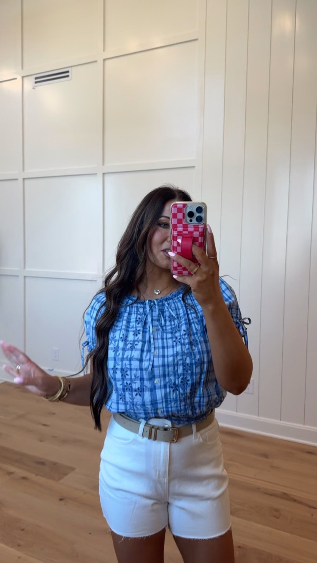 The cutest spring top from Walmart! + these sandals are everything 

#LTKgrwm #LTKootd #LTKOver40