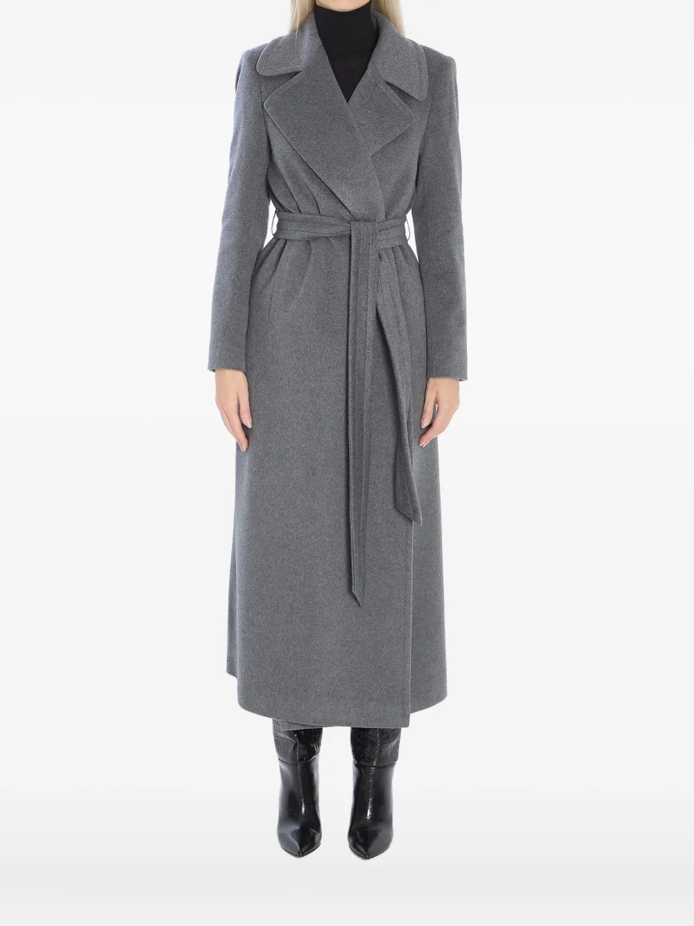 Tagliatore Melody classic-lapels coat - Grey | Farfetch Global