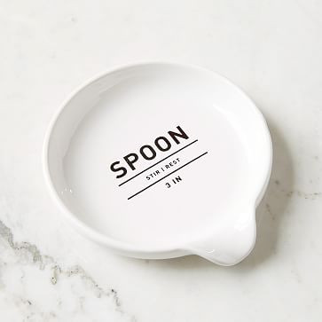 Utility Stoneware Spoon Rest | West Elm (US)