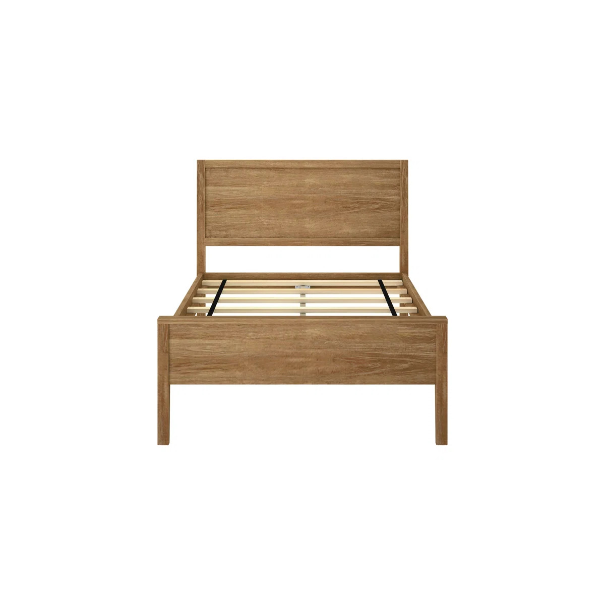 Aileana Solid Wood Panel Bed | Wayfair North America