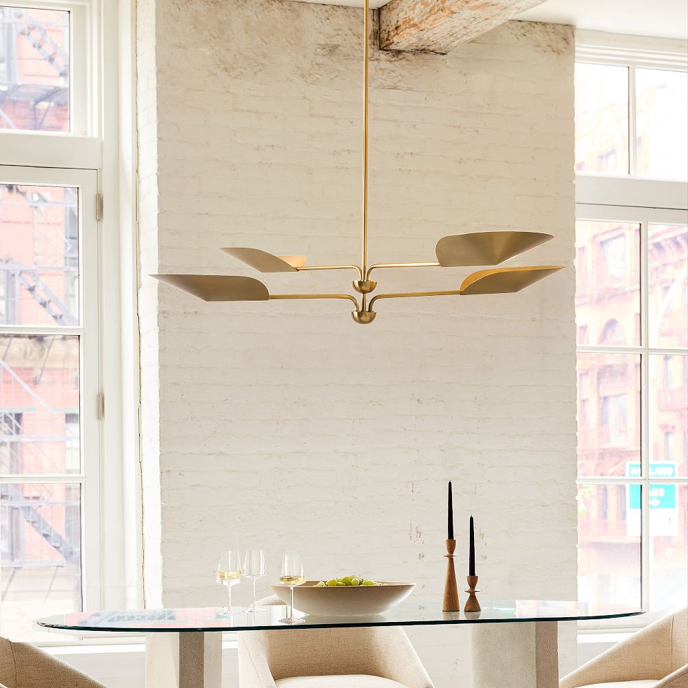 Laughton 4-Light Chandelier (48") | West Elm (US)