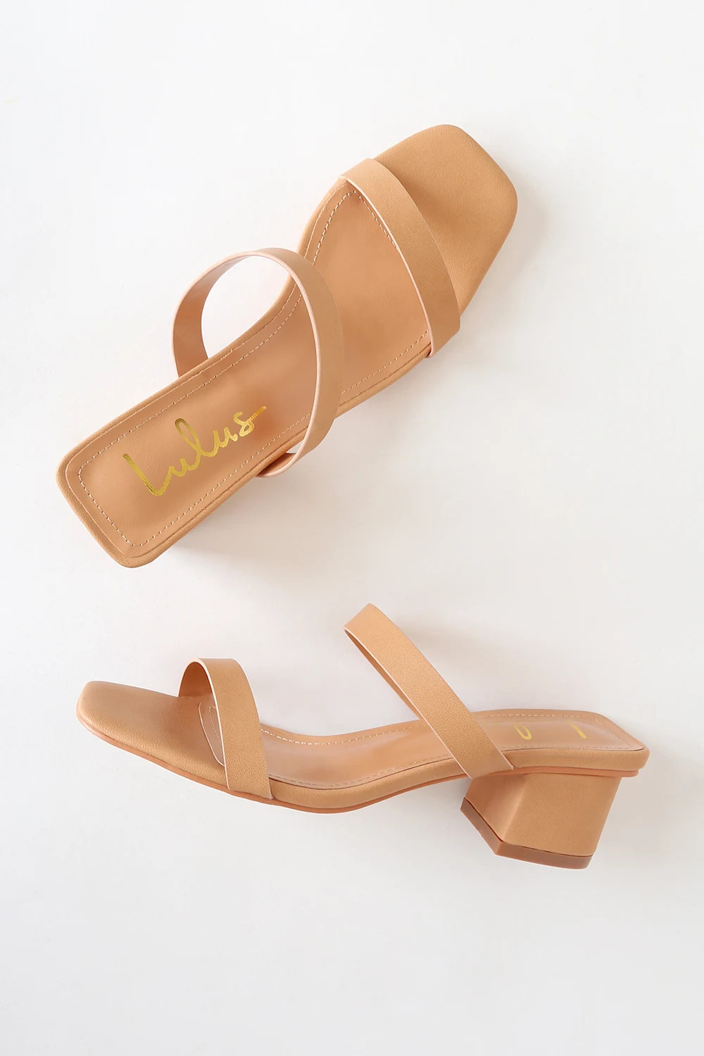 Fallyn Naked Hazelnut Mules | Lulus (US)