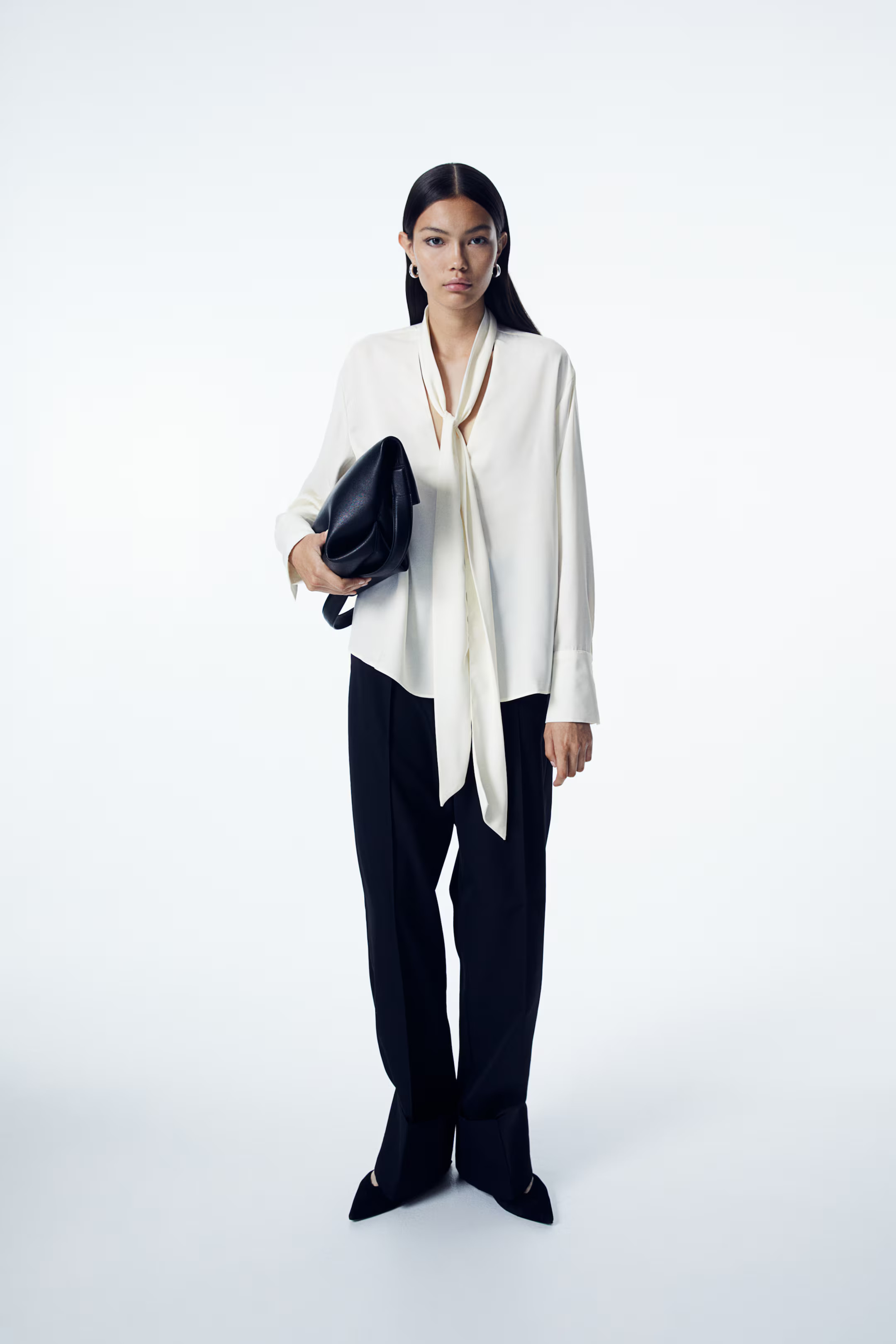 Blouse with Tie Detail | H&M (US + CA)