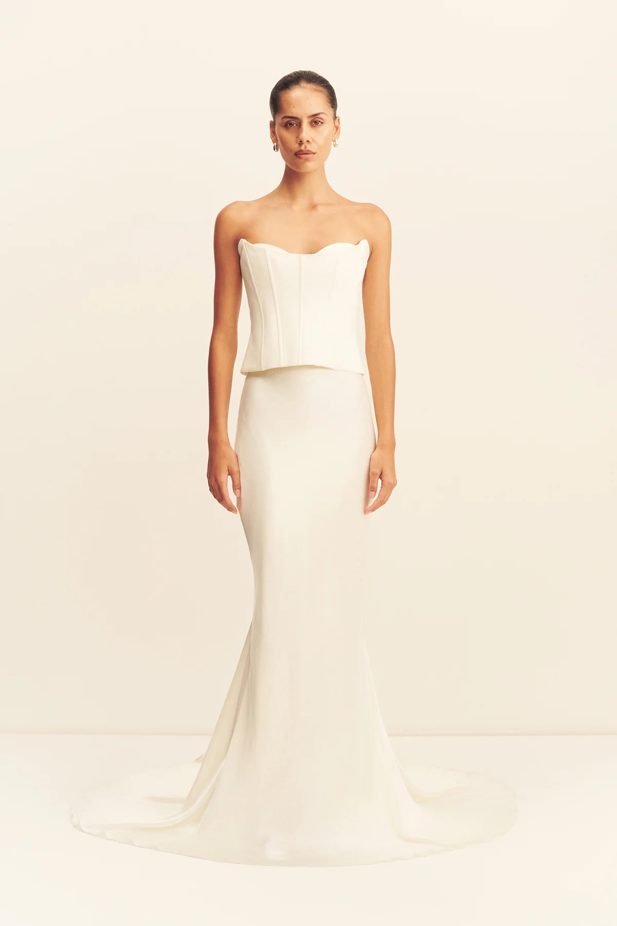 OAKLEY STRAPLESS CORSET - IVORY | Shona Joy