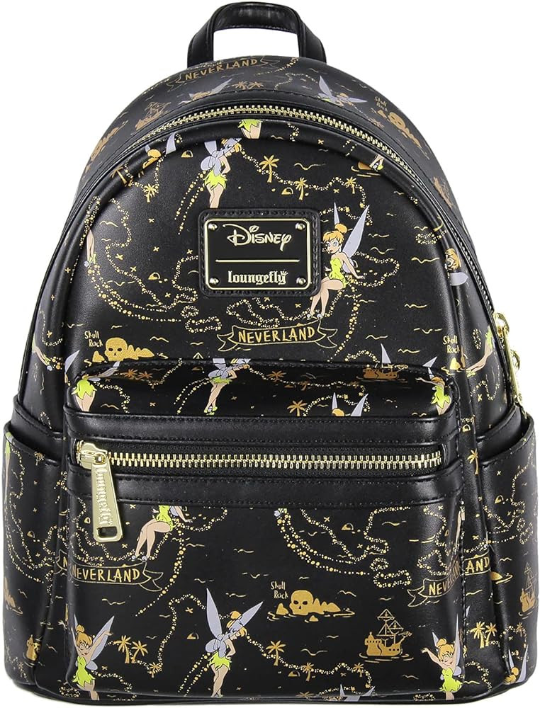 Loungefly Disney Tinkerbell Neverland Treasure Map All-Over Print Little Bit Of Pixie Dust Mini B... | Amazon (US)