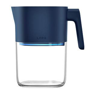 LARQ 8 c. PureVis Pitcher Blue | The Container Store