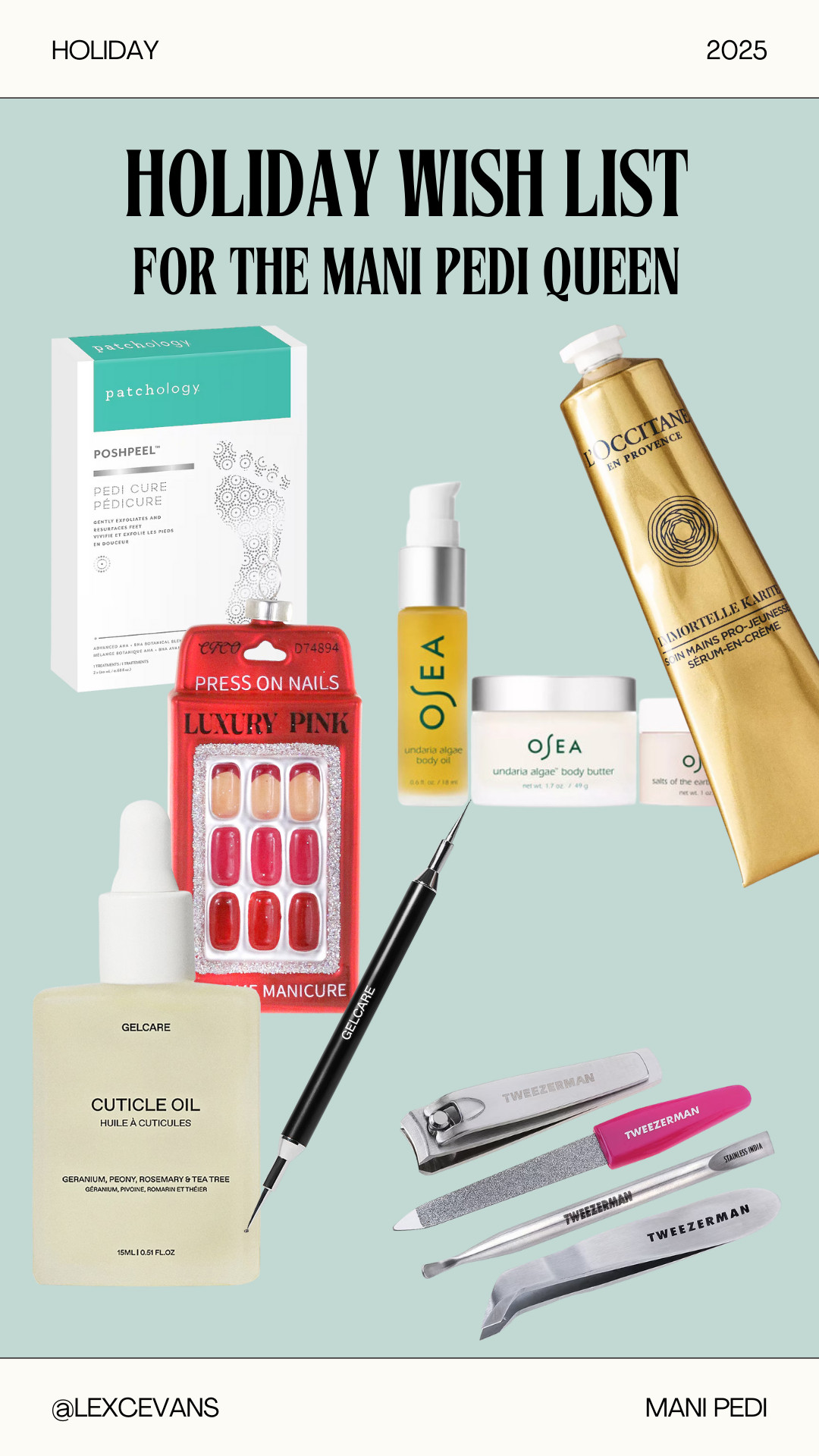 Holiday Wish List - For the Mani Pedi Queen 

 #LTKGiftGuide #LTKHoliday