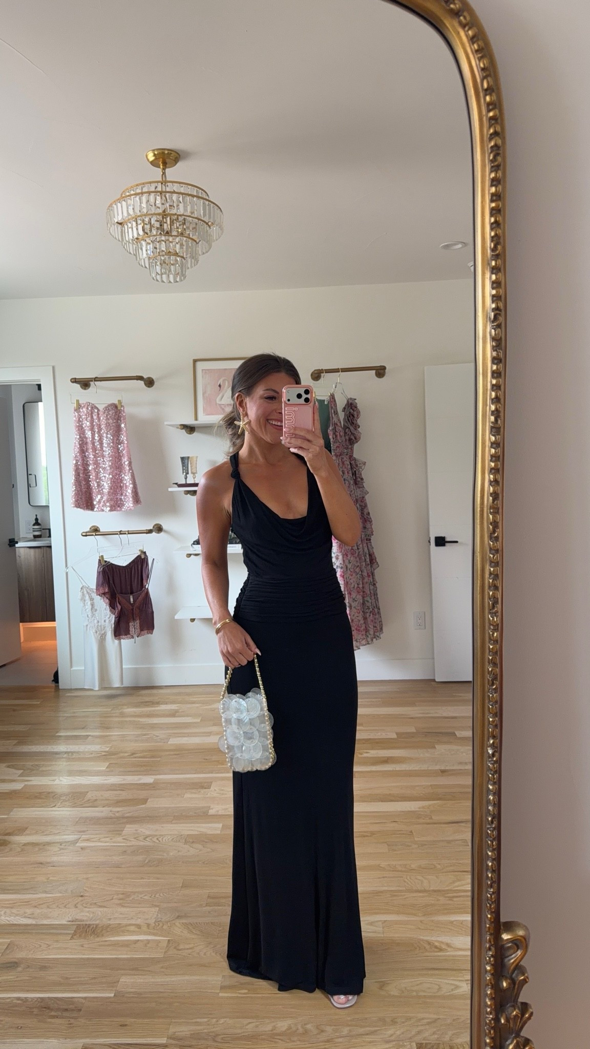 black floor-length gown with a cowl neckline ruched waist summer wedding formal event dress 💍

vici code: emerson30

I’m 5’4” and wearing my typical smalls / 2


summer wedding guest dresses, wedding guest dresses, cocktail dresses, semi-formal dresses, black tie wedding guest dresses, destination wedding guest dresses, garden party dresses, wedding guest outfit ideas

#LTKgrwm #LTKWedding #LTKTravel