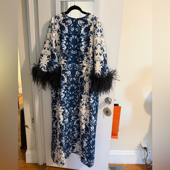 Tuckernuck Blue and White Floral Long Sleeve Dress | Poshmark