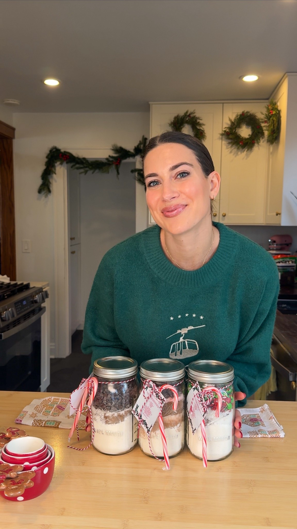 Christmas sweater for baking 

#LTKdayinmylife #LTKHoliday #LTKGiftGuide