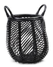 Small Rattan Belly Basket | TJ Maxx