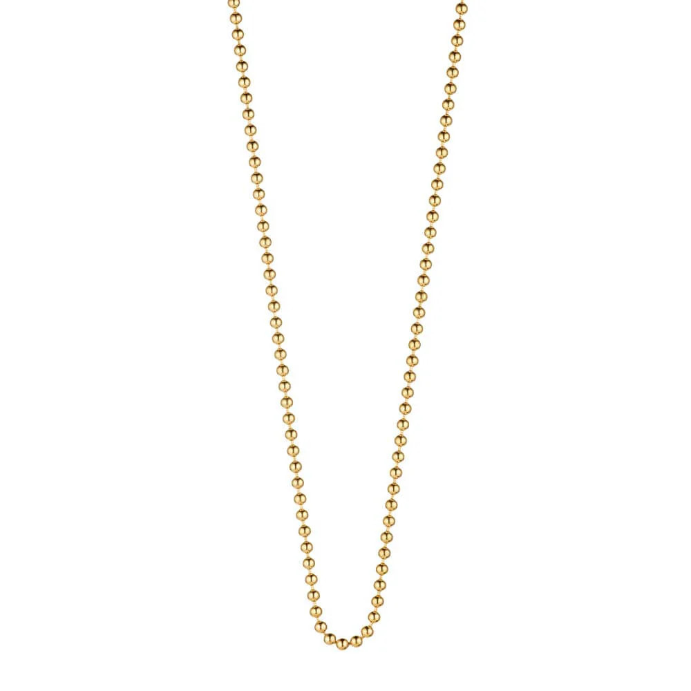 Gold Ball Chain Necklace | Bead Chain Necklace | 14" to 30" | Jet Set Candy (US)